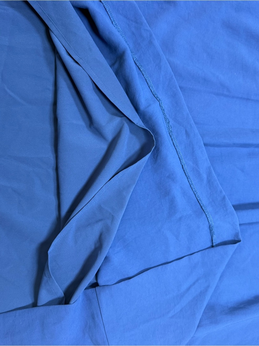 Theory Blue Ruffle Maxi Dress - Picture 8 of 9